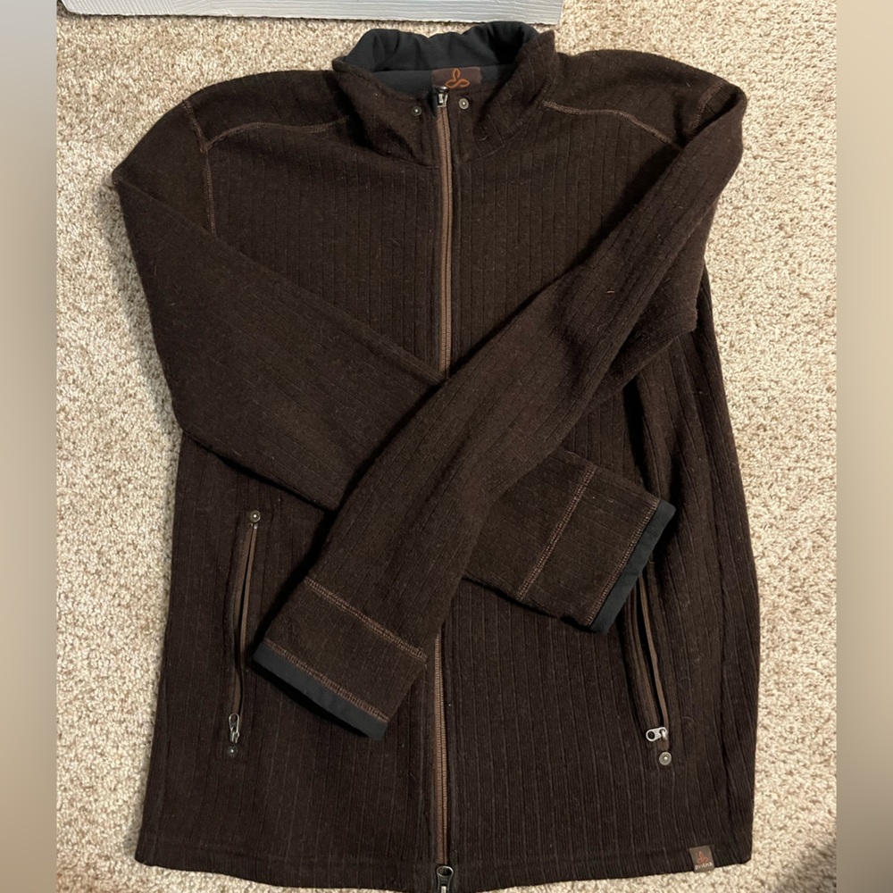 Prana, medium men’s sweater jacket.